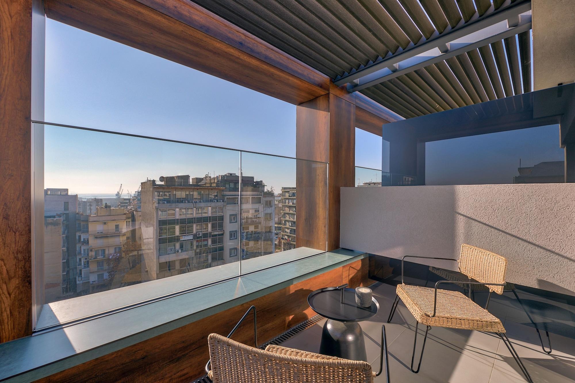 Onoma Hotel Thessaloníki Luaran gambar The Sky Bar