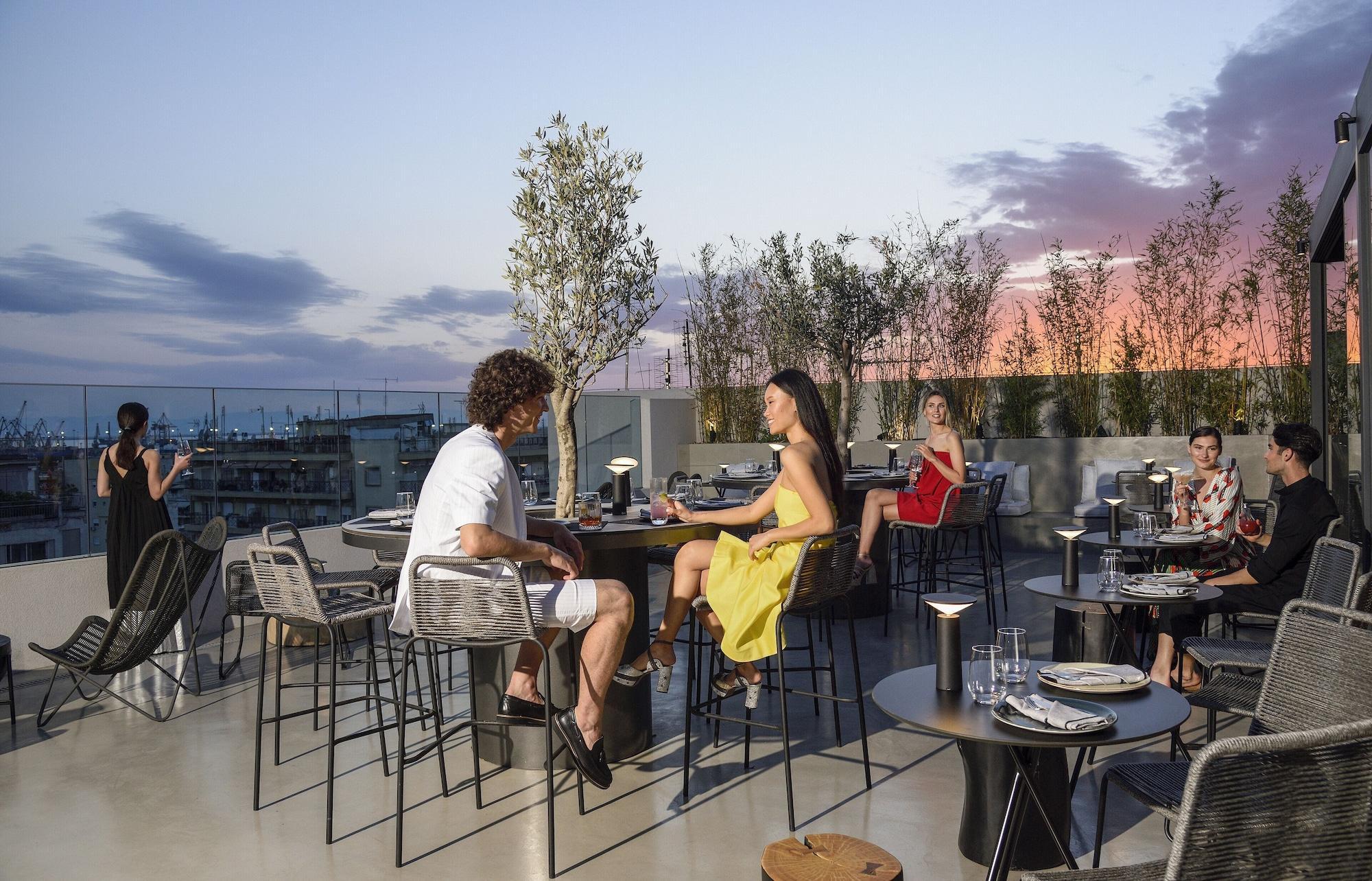 Onoma Hotel Thessaloníki Luaran gambar The Sky Bar